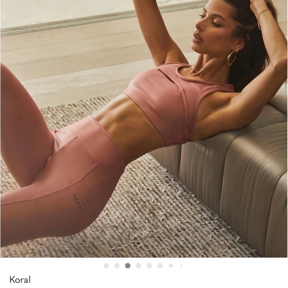 Koral Women's Dusty Rose  leggings S New unworn